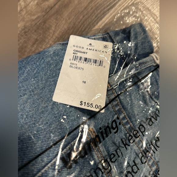 🪽SOLD🪽NWT Good American ‘Good Boy’ Jeans👖 - Picture 10 of 10